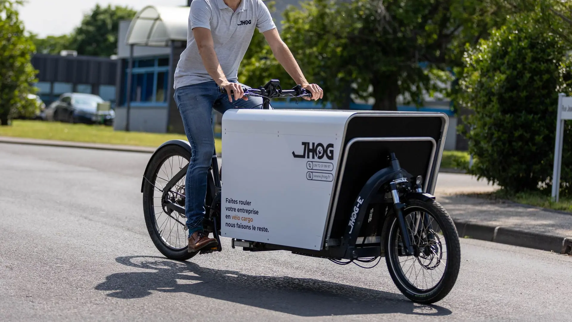 vélo cargo professionnel JHOG-E