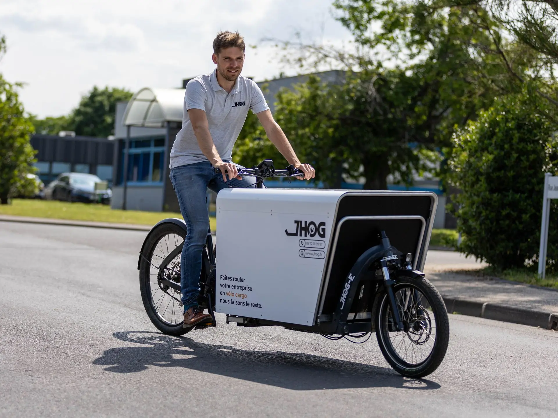 vélo cargo professionnel JHOG-E