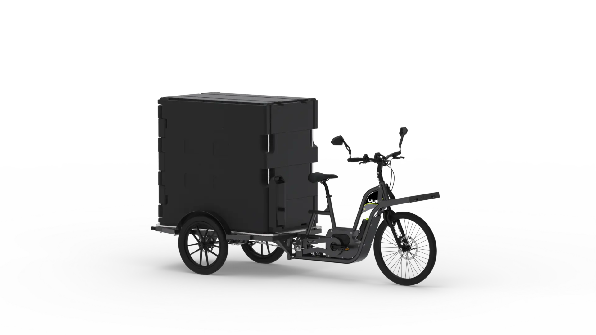 Triporteur professionnel VUF et le caisson Passive Cold Triporteur professionnel VUF et le caisson Passive Cold