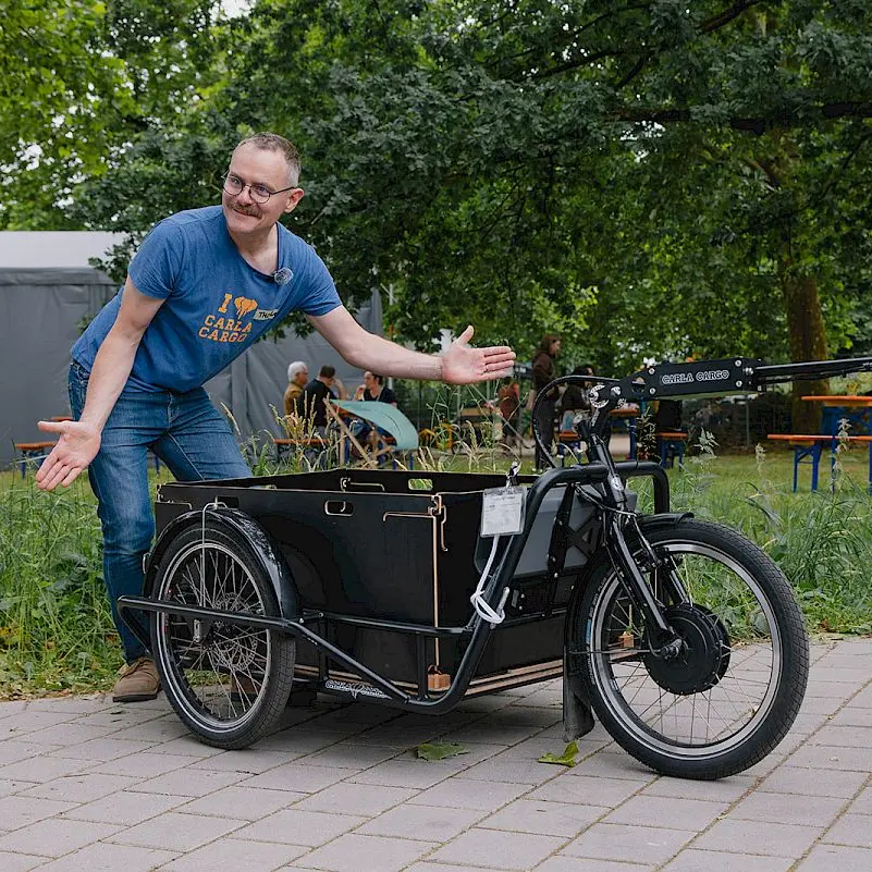 remorque électrique Carla Mini et la Clap Box