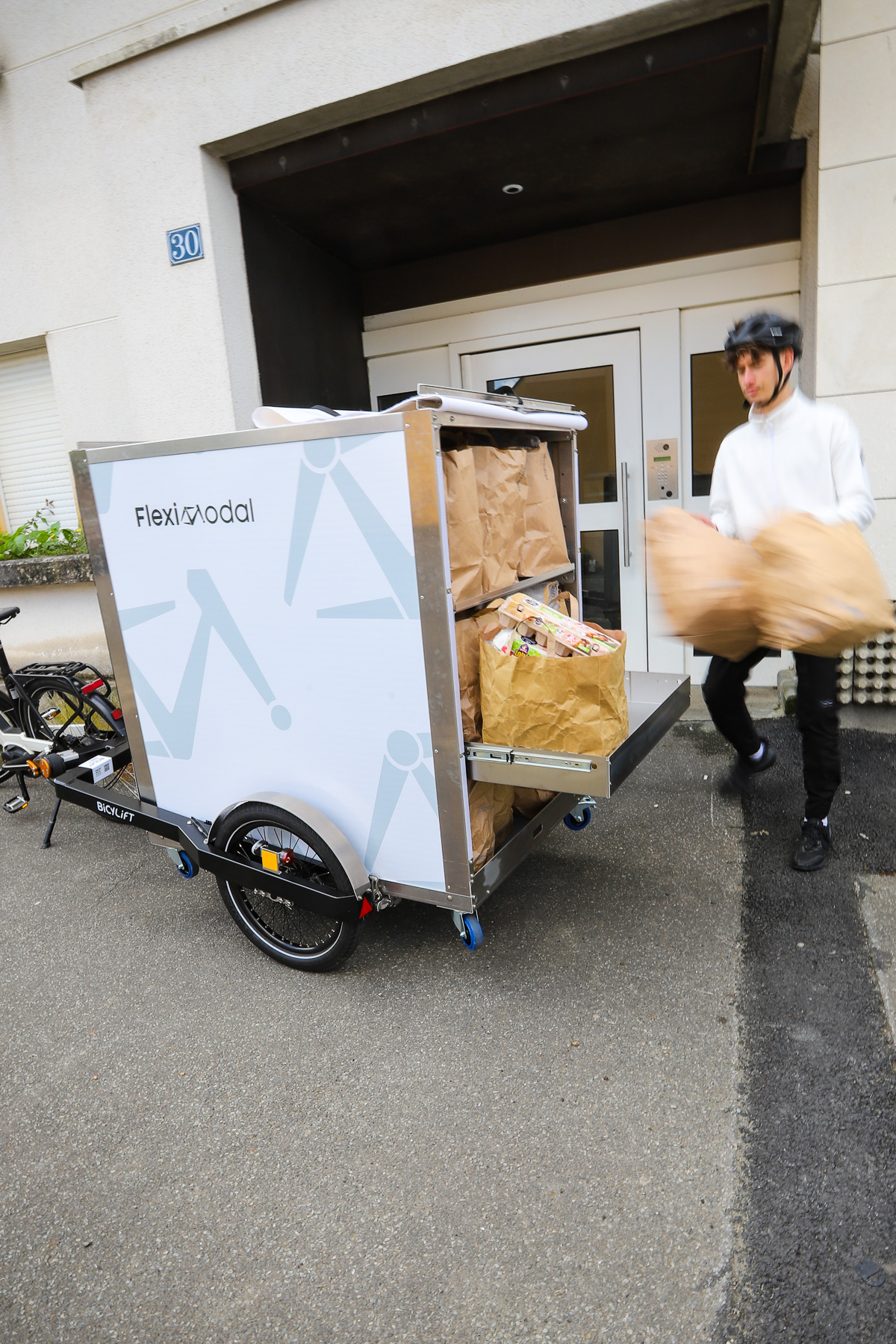 Livraison de sacs de courses