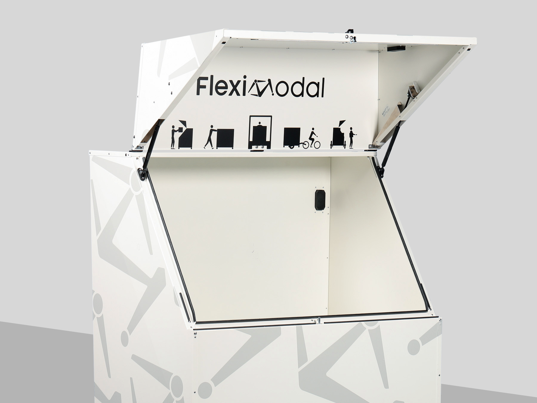 Module Conteneur colis pour Remorque Bicylift de Fleximodal