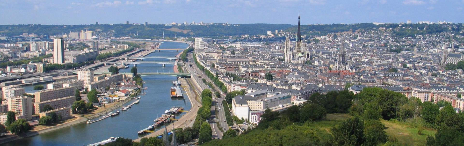 Panorama ville de Rouen - JHOG