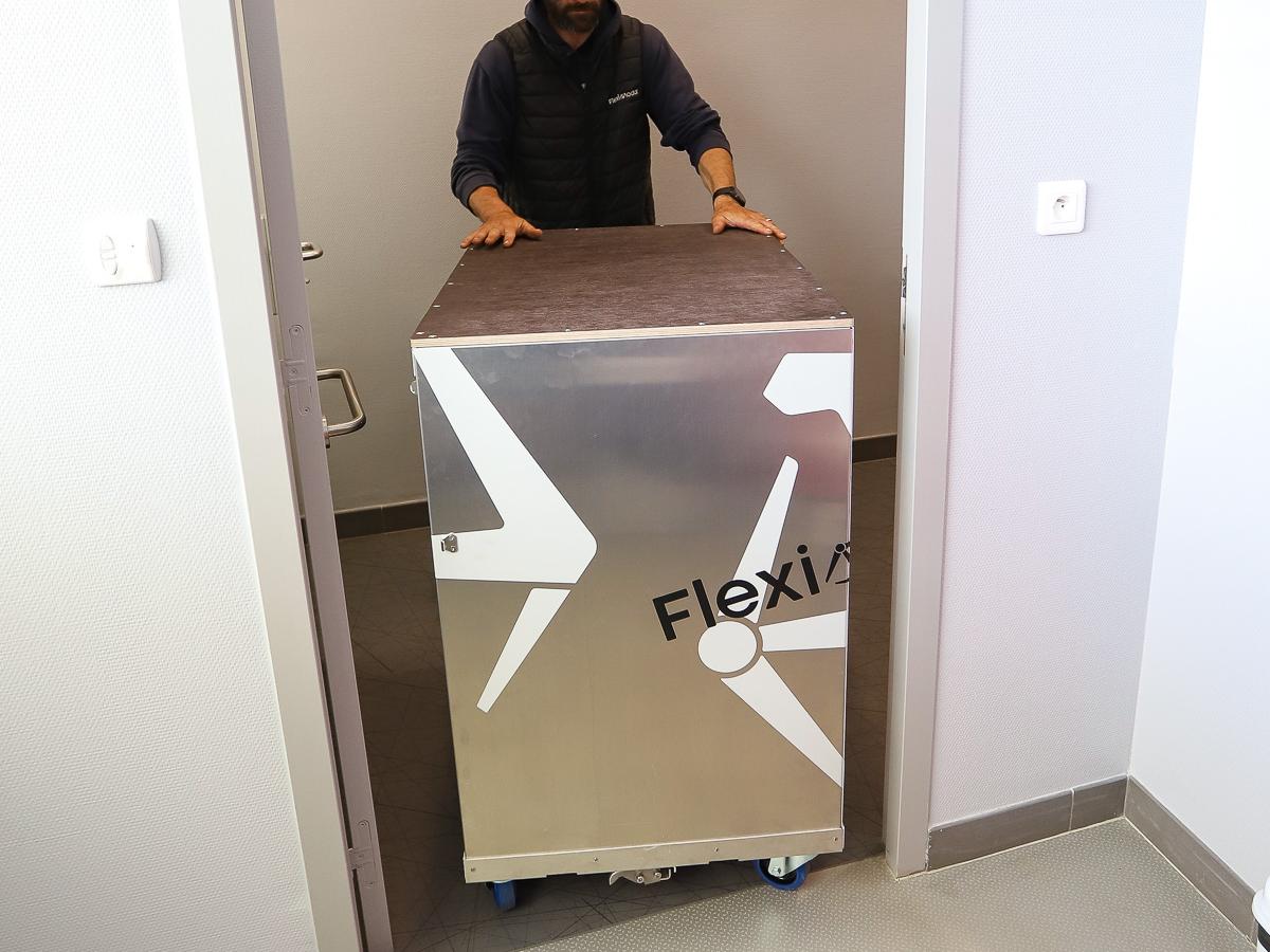 Work Box pour Bicylift - Mise en situation passage de porte