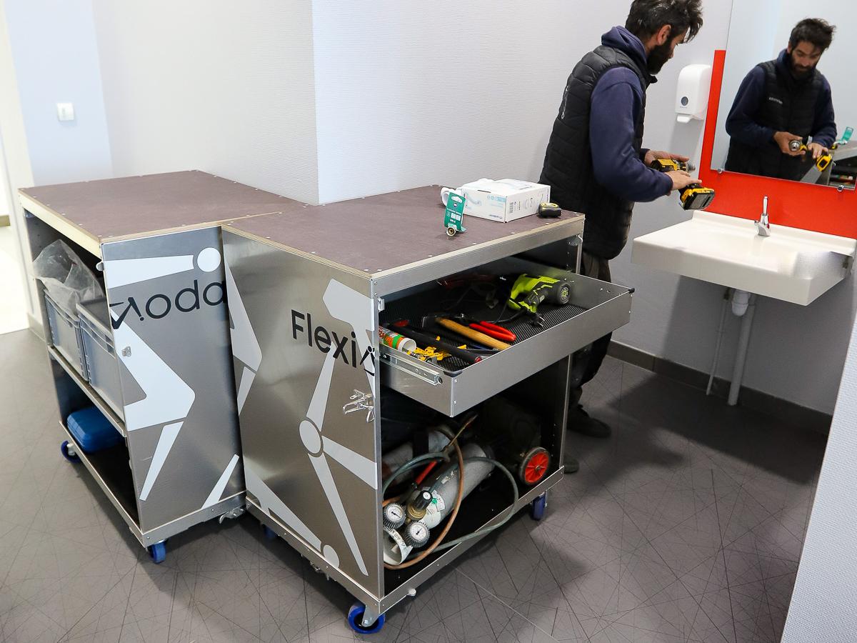 Work Box pour Bicylift - Mise en situation