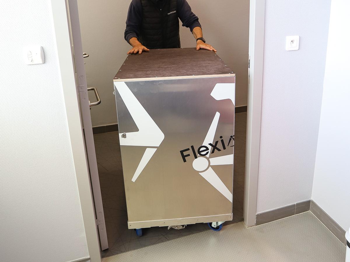 Work Box pour Bicylift - Mise en situation passage de porte