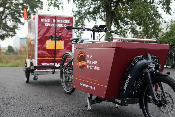Vino vélo Saint Brieuc - vélo cargo professionnel