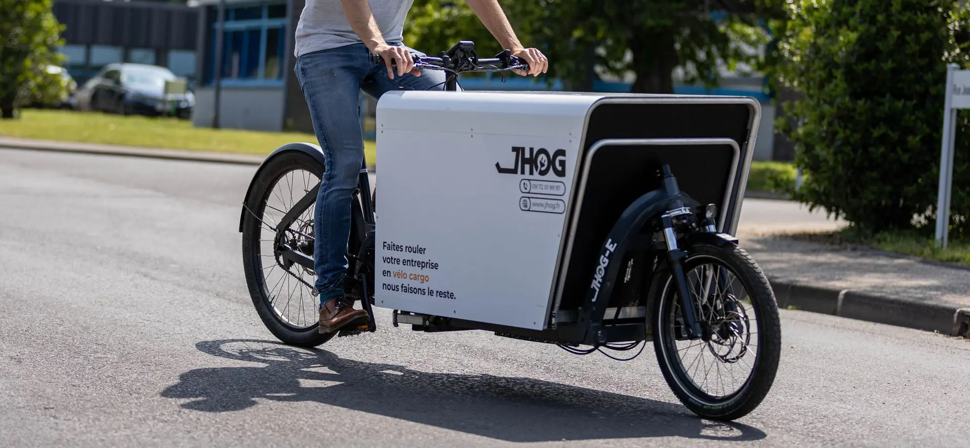 vélo cargo professionnel JHOG-E