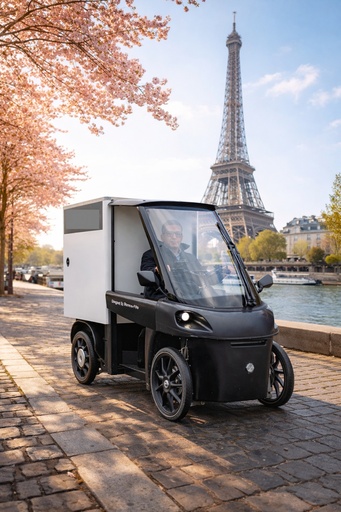 PARIS - Réserver votre essai gratuit d'un quadricycle professionnel CITY-Q sur Paris