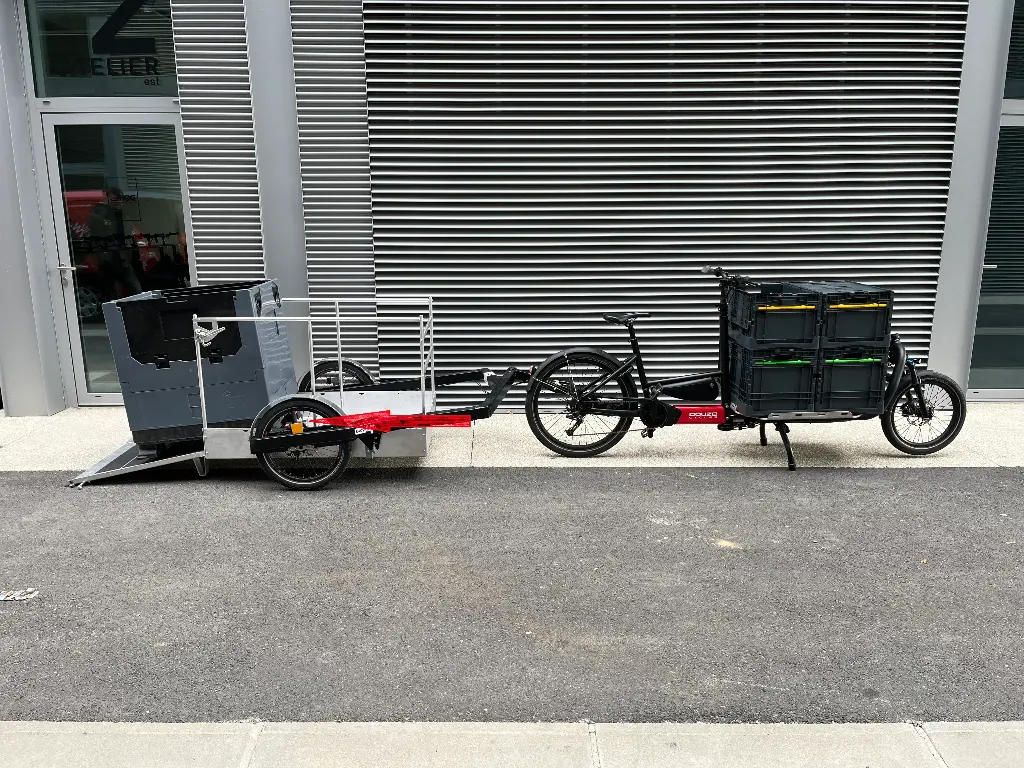 Eclairage avant Reelight Flash Blanc pour remorque Bicylift - FLEXIMODAL