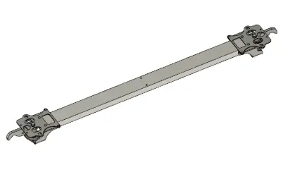 Poutre complète pour module Fleximodal