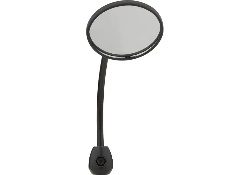Rétroviseur vélo rond noir Gauche ou Droite (diamètre miroir 6.0 cm / tige 10 cm) Cycle Star 60 - BUSCH & MÜLLER 