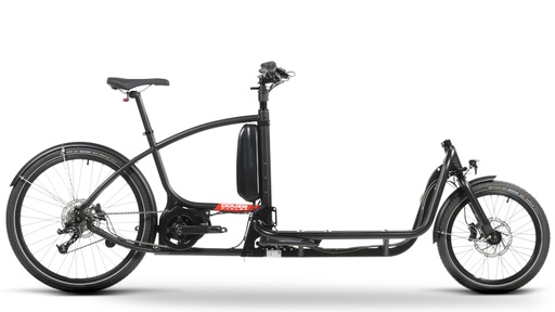 Vélo cargo biporteur - Douze V2 600 Messenger Bafang M500 Noir