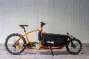 Vélo cargo biporteur - Douze V2 600 Messenger Shimano EP8 Cargo Orange (Soft box non incluse)