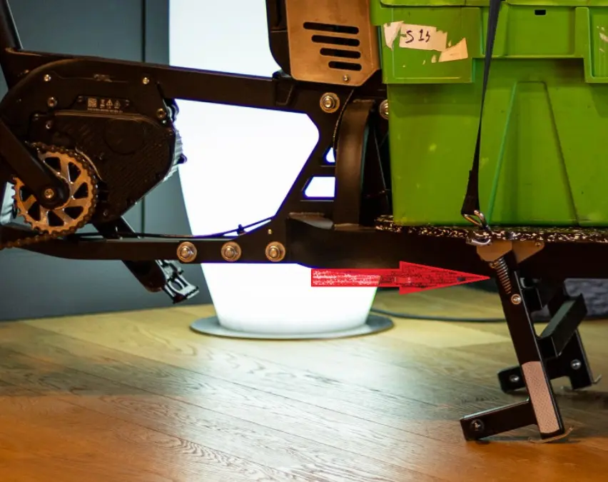 Ressort de béquille pour vélo cargo JHOG-E - ELLO MOBILITE
