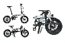 Vélo pliant Eovolt City Blanc (Panier avant offert) - EOVOLT
