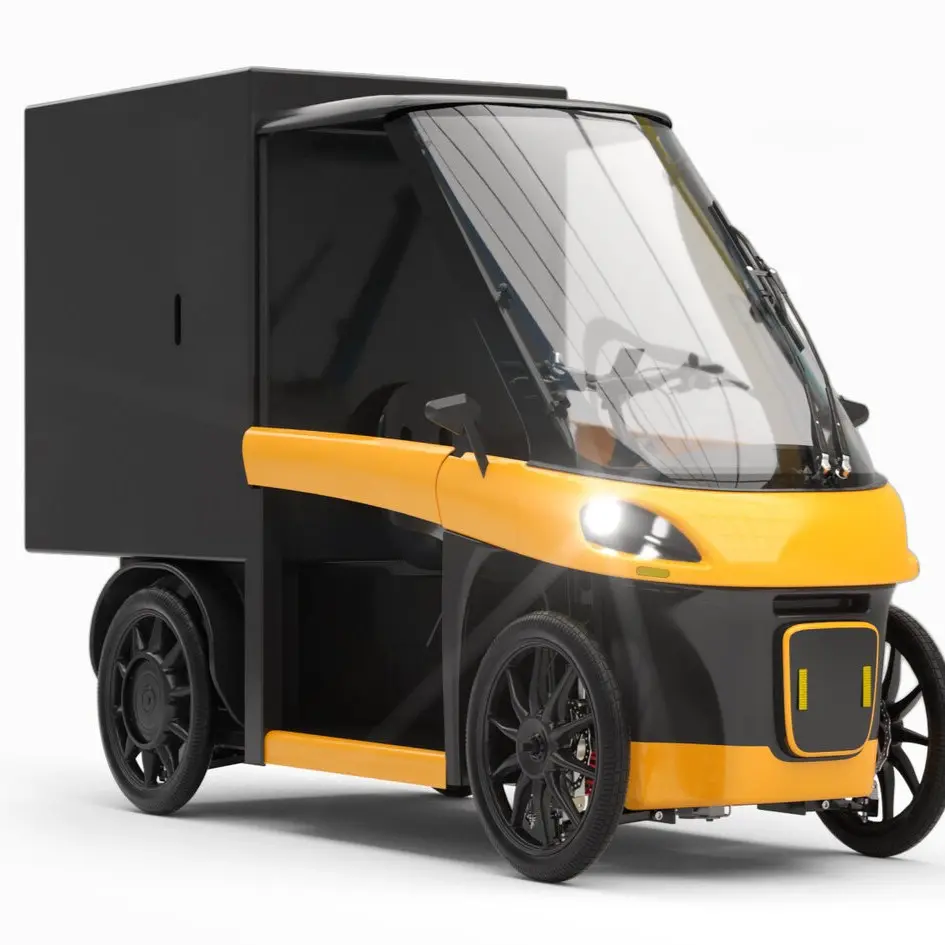 Vélo cargo quadricycle - City-Q Caisse 1200 + 150 - Livraison urbaine - CITY-Q | Dès 335 EUR par mois