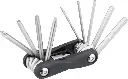 Outil multifonction 10 fonctions clé allen 2-2.5-3-4-5-6-8 + tournevis plat et cruciforme + torx t25