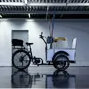 Vélo cargo triporteur (charge à l'avant) - Ketch Cleen - Entretien voiries, parcs & propreté urbaine - BLUEMOOOV | Dès 150 EUR par mois