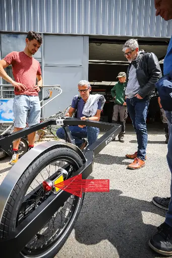 [FLE0044] Eclairage arrière Reelight Flash rouge pour remorque Bicylift - FLEXIMODAL