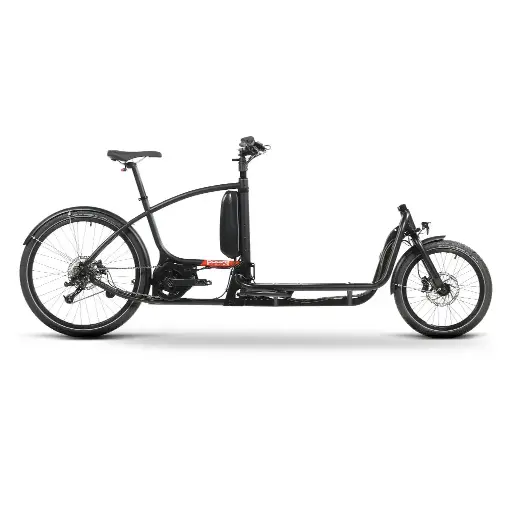 [DOU0011] Vélo cargo biporteur - Douze V2 600 Messenger Shimano EP8 Cargo Noir | Dès 80 EUR par mois