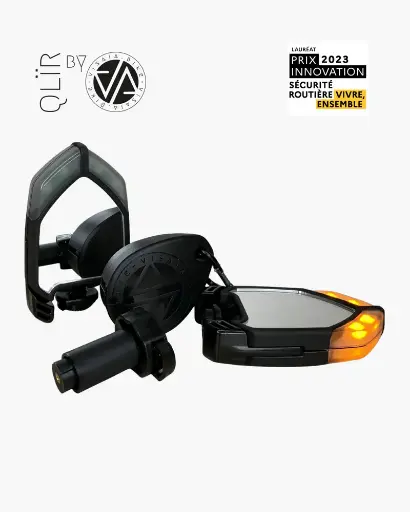[ELL0005] Qlir Rétroviseur clignotant pour vélo - VISAIA BIKE 