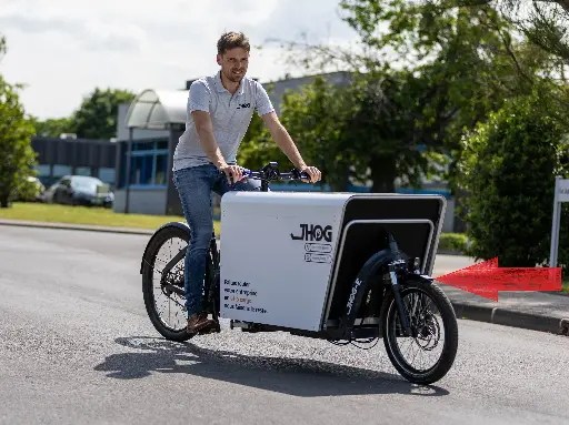 [ELL0015] Garde Boue avant pour vélo cargo JHOG-E - ELLO MOBILITE
