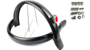 [CAR0031] Paire de garde boue CARLA éclairage B&M compatible eCARLA uniquement