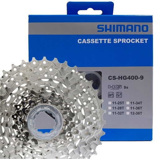 [SHI0027] Cassette HG400-9V 11-36 - SHIMANO