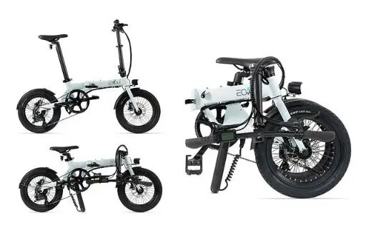 [EOV0001] Vélo pliant Eovolt City Blanc (Panier avant offert) - EOVOLT