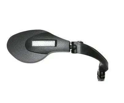 [NEW0033] [147815] RETROVISEUR VELO DROIT P2R OVAL FIXATION SUR CINTRE POUR  VAE (MIROIR 8,5x6 cm)