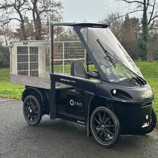 [CIT00001] Vélo cargo quadricycle - City-Q Pick up - Entretien voiries, parcs & propreté urbaine - CITY-Q | Dès 275 EUR par mois
